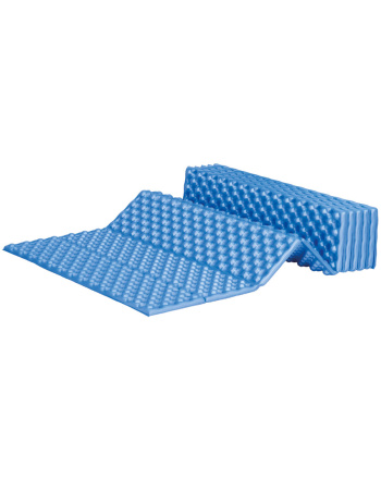 Foldable Foam Mat - Blue - Partially folded up