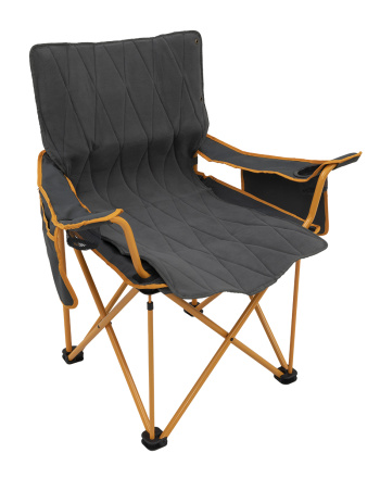 Insulated Seat Cover - Charcoal - Quarter front profile on King Kong (sold separately) 