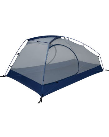 Zephyr 3-Person - Gray/Navy - Front quarter profile without fly