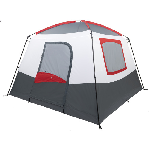 Camp Creek 4 - Gray/Red - Quarter front profile with no fly